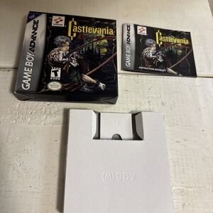 Castlevania: Circle of the Moon GBA (Game Boy Advance, 2001) Box Manual Inserts
